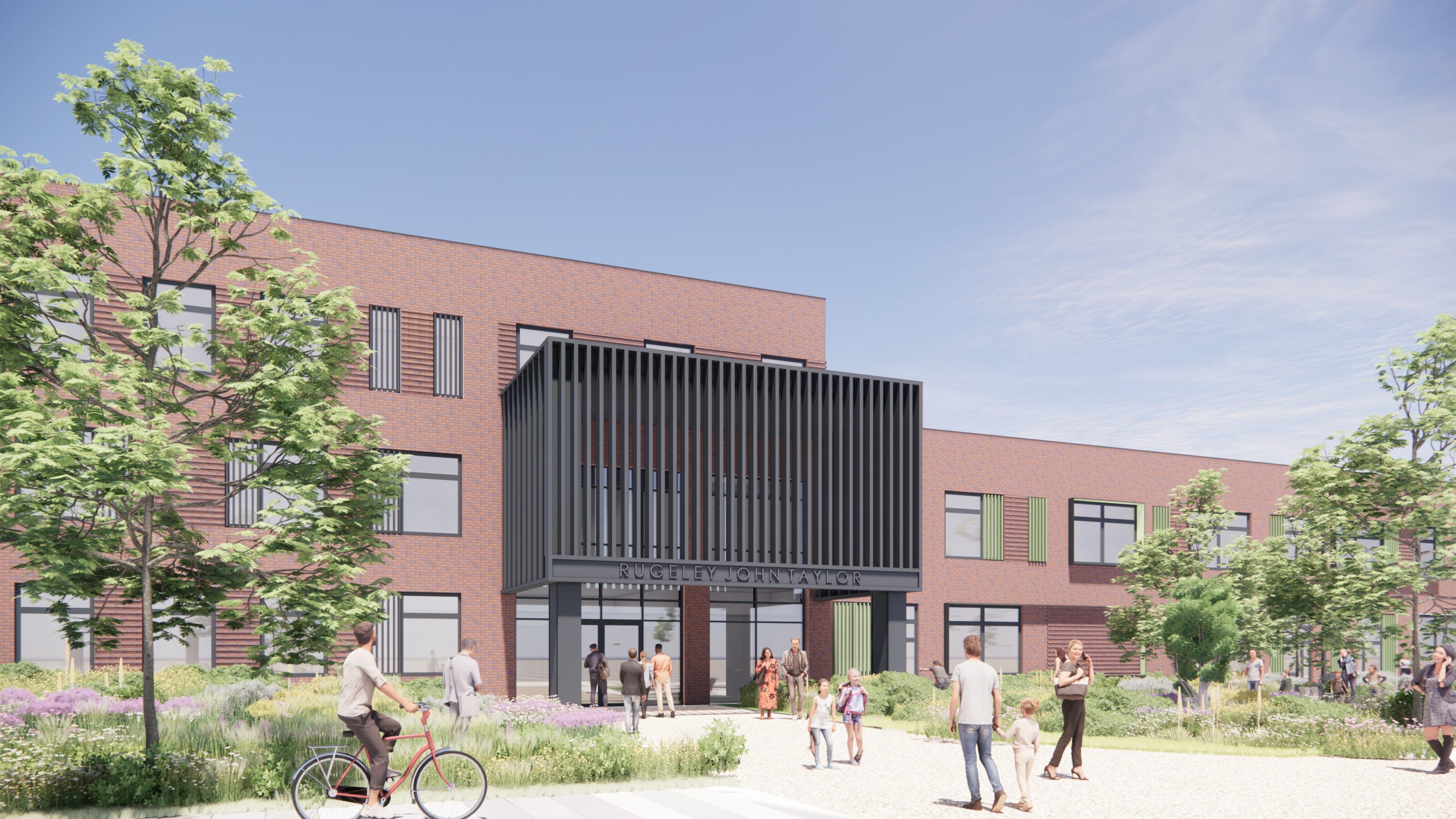 Visual of rugeley main entrance